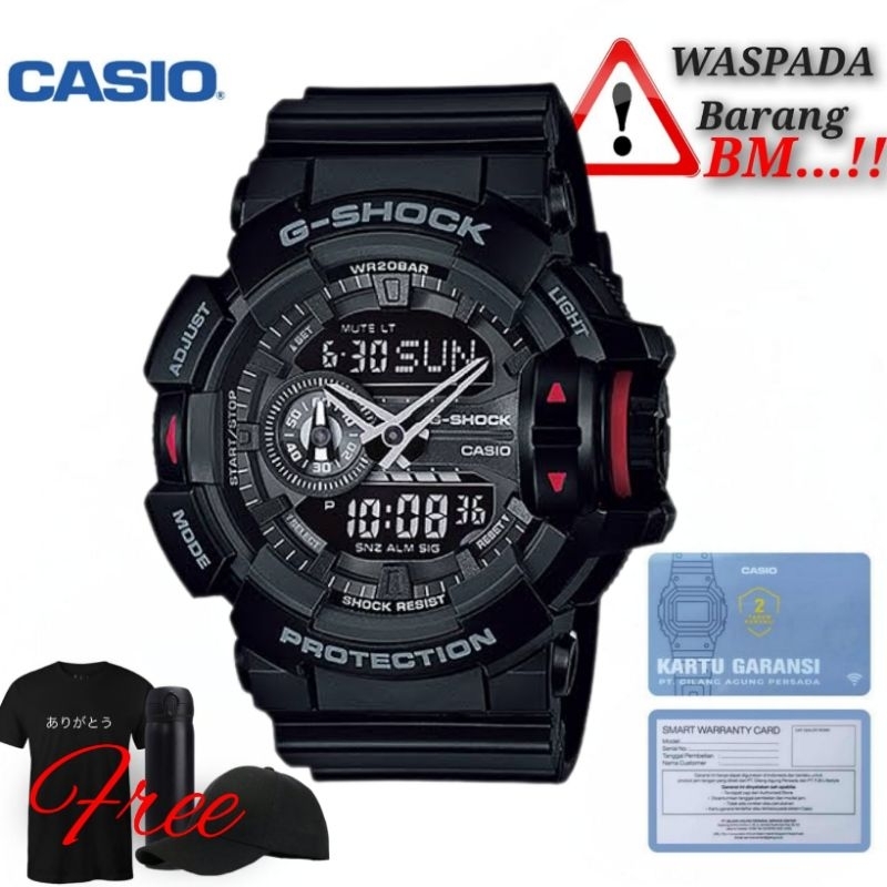 Jam tangan pria casio gshock ga-400-1bdr /gshock original ga-400-1 garansi resmi 2 tahun