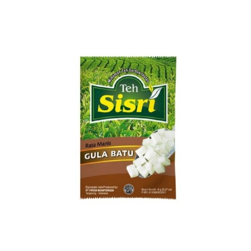 

TEH SISRI GULA BATU, APEL, BLACKCURRANT 1RENCENG MINUMAN TEH MURAH