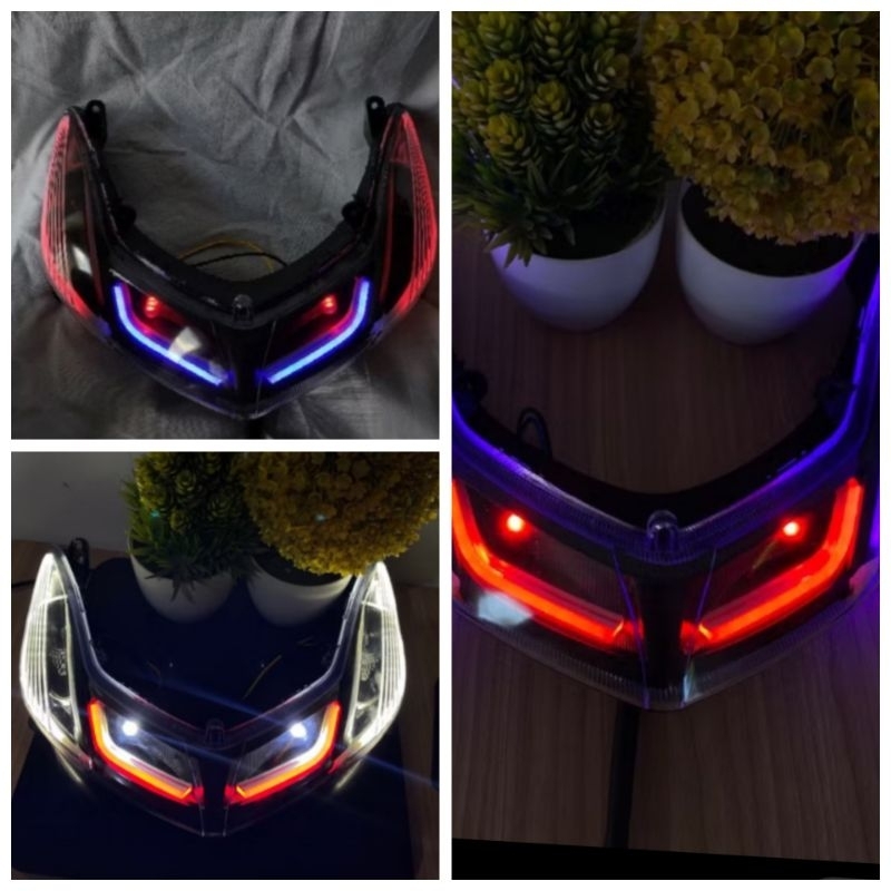 lampu alis mio sporty fullset lampu alis running mio sporty