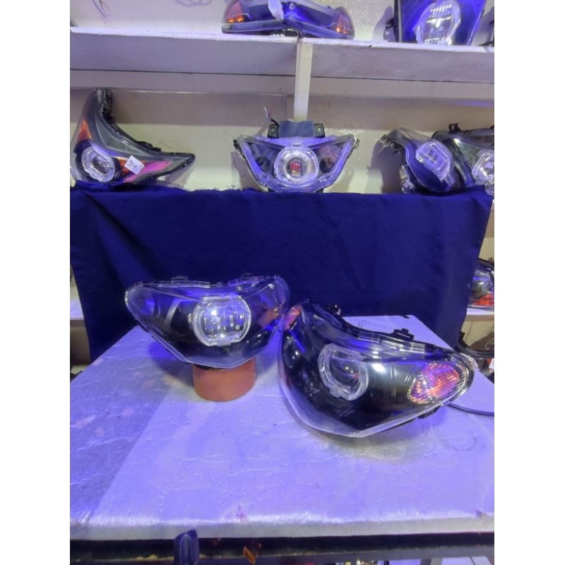 reflektor custom lampu depan Mio smile Mio new