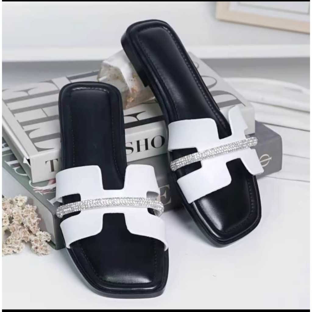 RE Official store sandal wanita AQILA teplek platfrom TRENDY