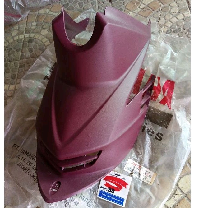 cover dek tutup mesin jok merah marun tua 14D 30 yamaha mio soul karbu lama original