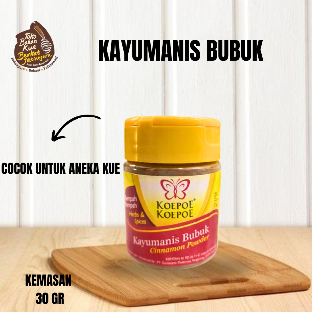 

BUBUK KAYU MANIS KOEPOE KOEPOE 35 Gr / CINNAMON POWDER