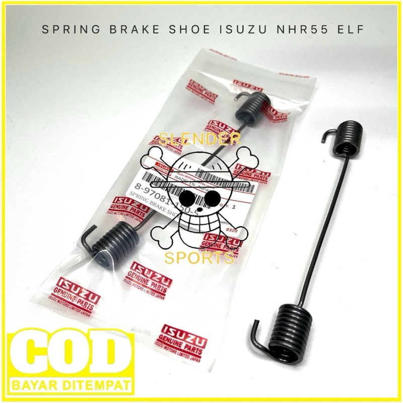 SPRING BRAKE SHOE ISUZU NHR55 - SPRING BRAKE SHOE NHR55 ELF - PER KAMPAS REM ISUZU ELF
