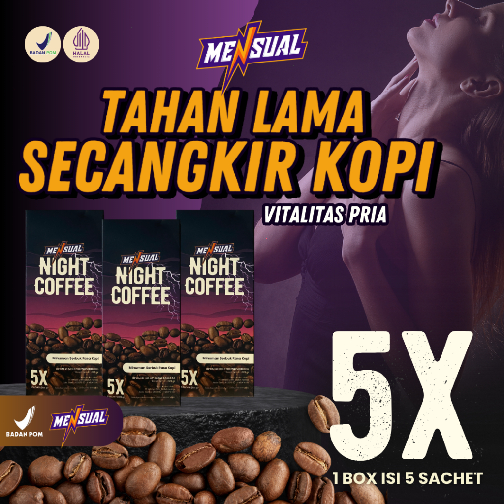 

Mensual - Kopi Praktis Rasa Susu Untuk Daya Tahan Lama | Kopi Untuk Tenaga Tenaga Pria BPOM 125gram