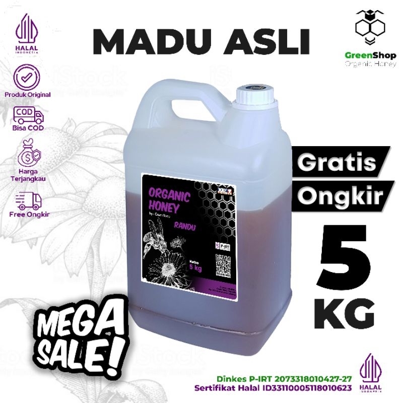 

Grosir Madu RANDU [ 5kg ] 100% Raw Honey