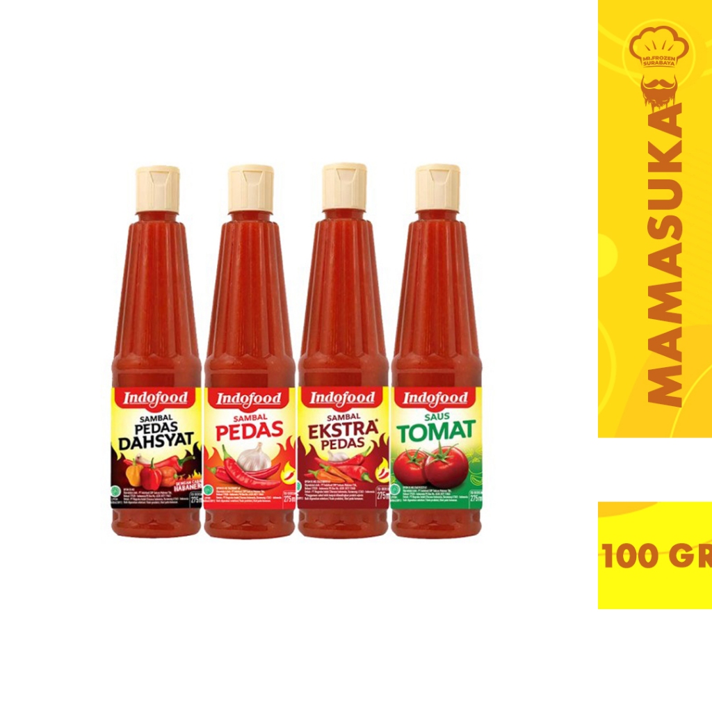 

Indofood Sambal 135ml Aneka Rasa Kemasan botol