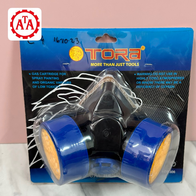 TORA Masker Double Respirator - Chemical Double Respirator - Anti Polusi Chemical Respirator Kimia
