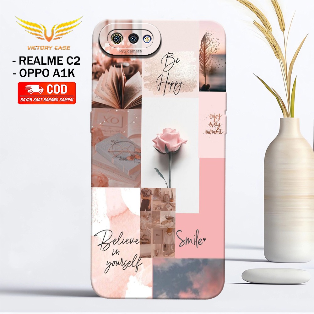 New Aesthetic Case - Softcase Oppo A1K / Realme C2 - Terbaru - Case Hp Oppo A1K / Realme C2 - Casing
