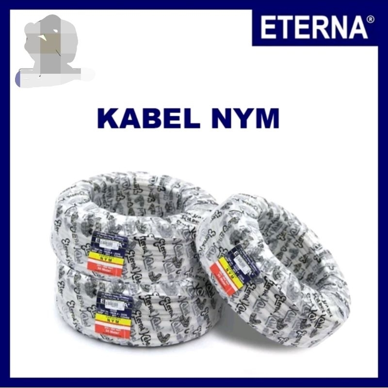 KABEL ETERNA NYM 50 meter KAWAT TEMBAGA ASLI SNI