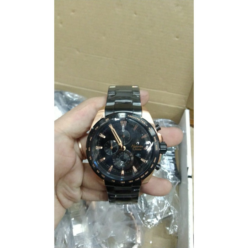 Alexandre Christie Original Jam Tangan Mewah Jam Tangan Pria Tampan Jam Tangan Crono Aktif