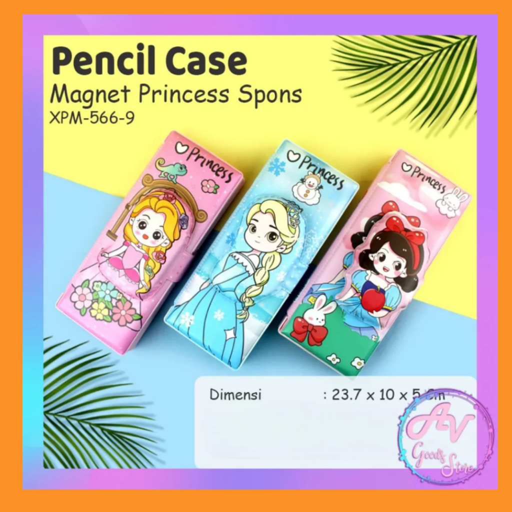 

Kotak pensil magnet princess XPM-566-9