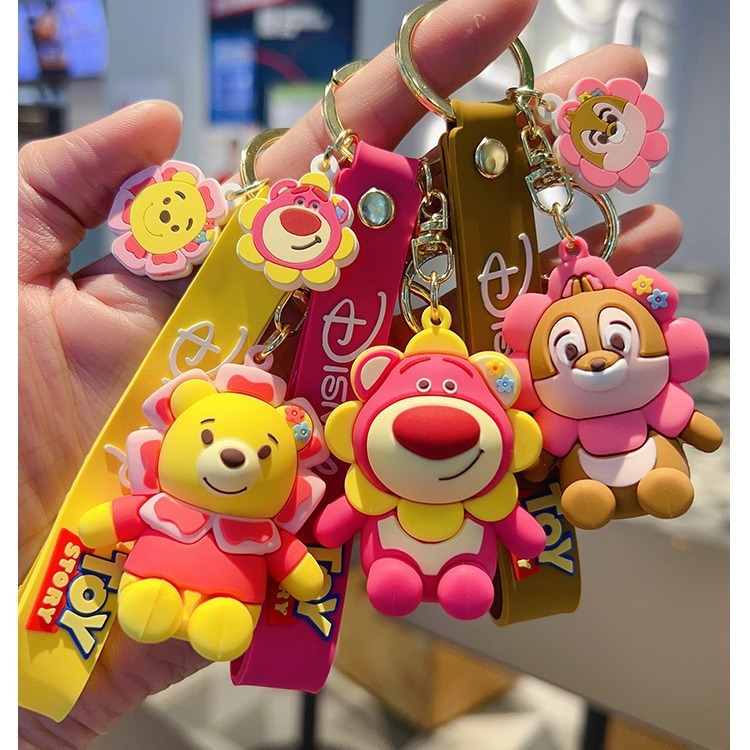 Gantungan Kunci Disney Micky Mouse Donald Duck Keychain Donald Duck Souvenir Hadiah Gantungan Tas