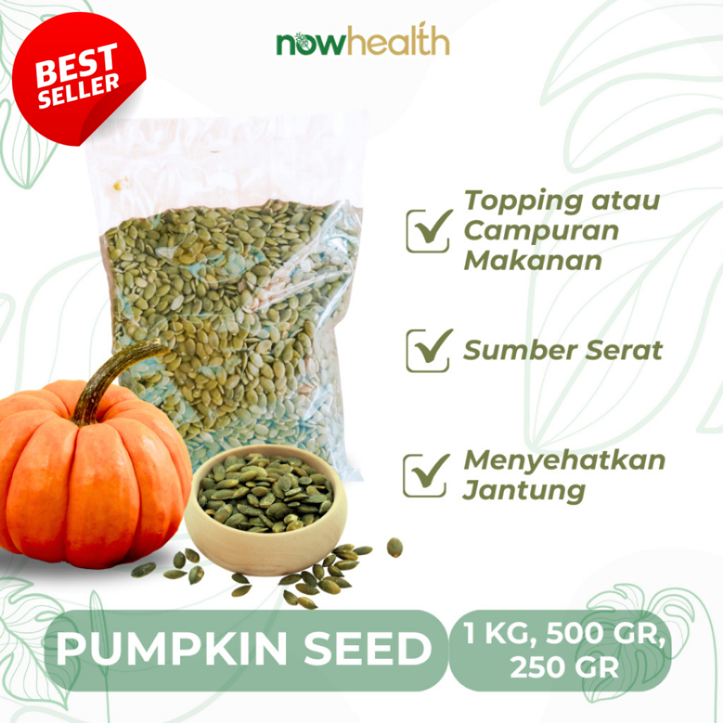 

Organic Pumpkin Seed 1 Kg Biji Labu Organik Original Healthy Food