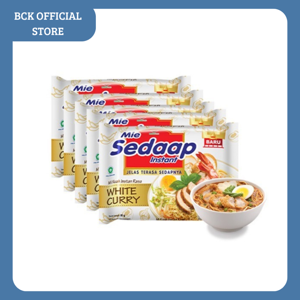 

Sedaap Mie Instan White Curry 6x81gr (6PCS)