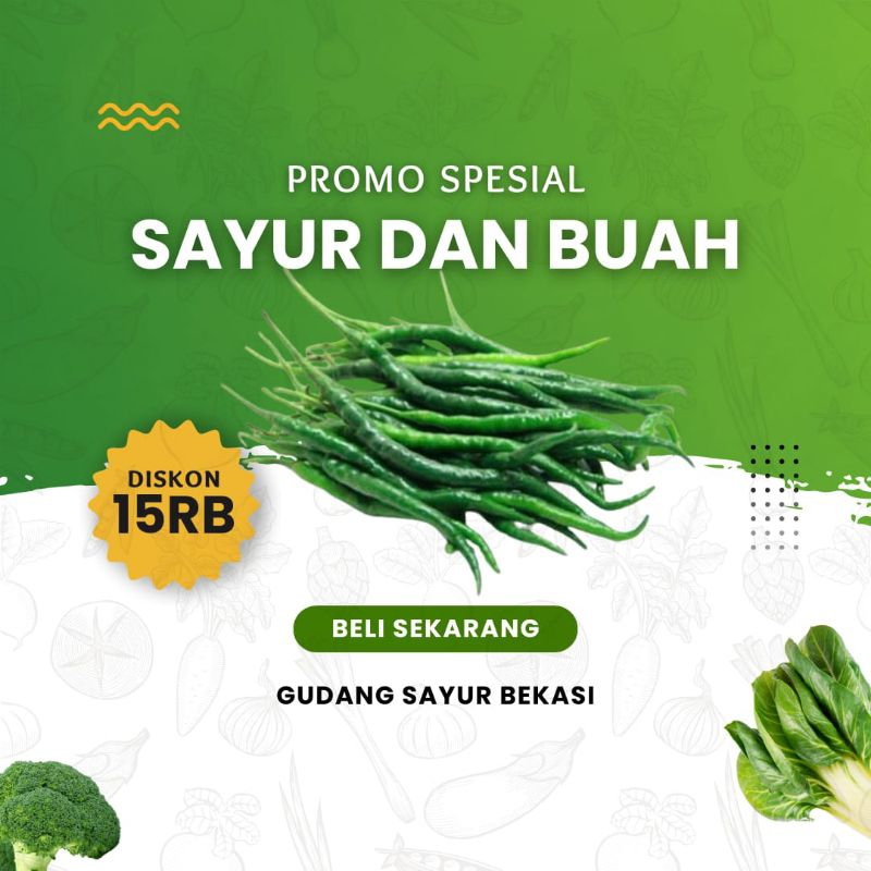 

Cabe Hijau Keriting 250 gr