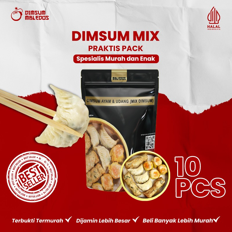 

Dimsum Mix Premium Praktis Pack - Frozen Food Halal - Dimsum Mbledos