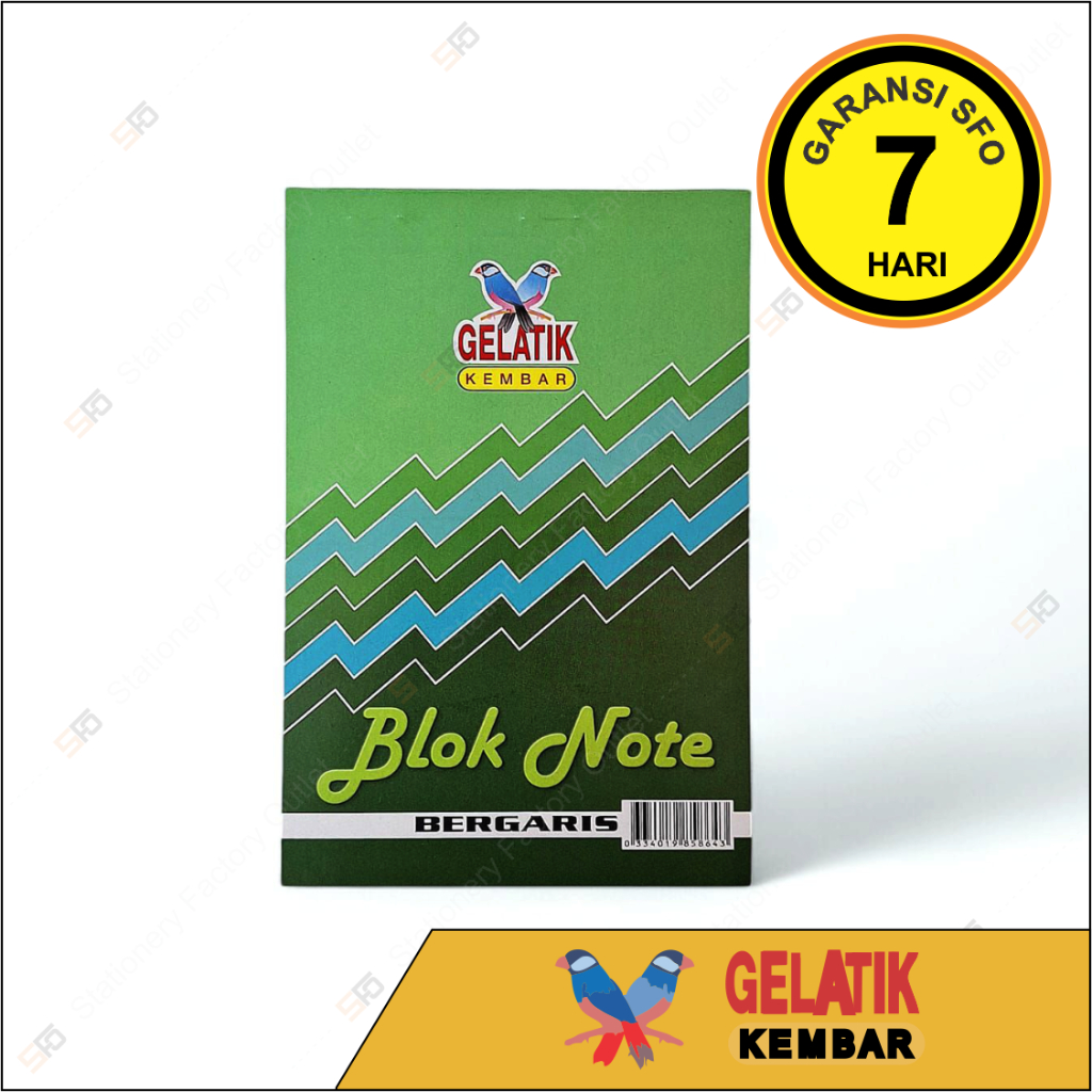 

Block Note Bergaris Gelatik Kembar Kecil - SFO Semarang Official