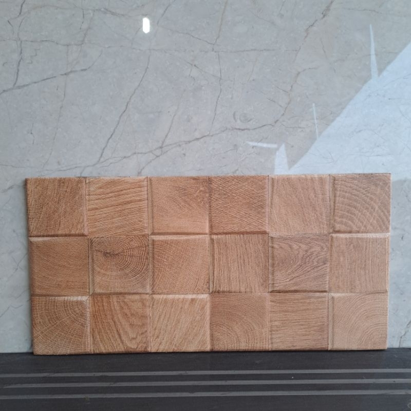 keramik dinding motif kayu / keramik batu alam 20x40 ETRUSCA FAWN