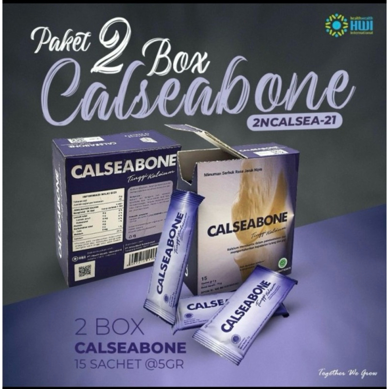 

(PROMO 6.6) Calseabone PROMO 2 BOX HWI 100% Original Tinggi kalsium / peninggi badan herbal / peninggi badan herbal / mengobati osteoporosis / nutrisi untuk tulang dan sendi /saraf terjepit /tulang patah dan pinggang