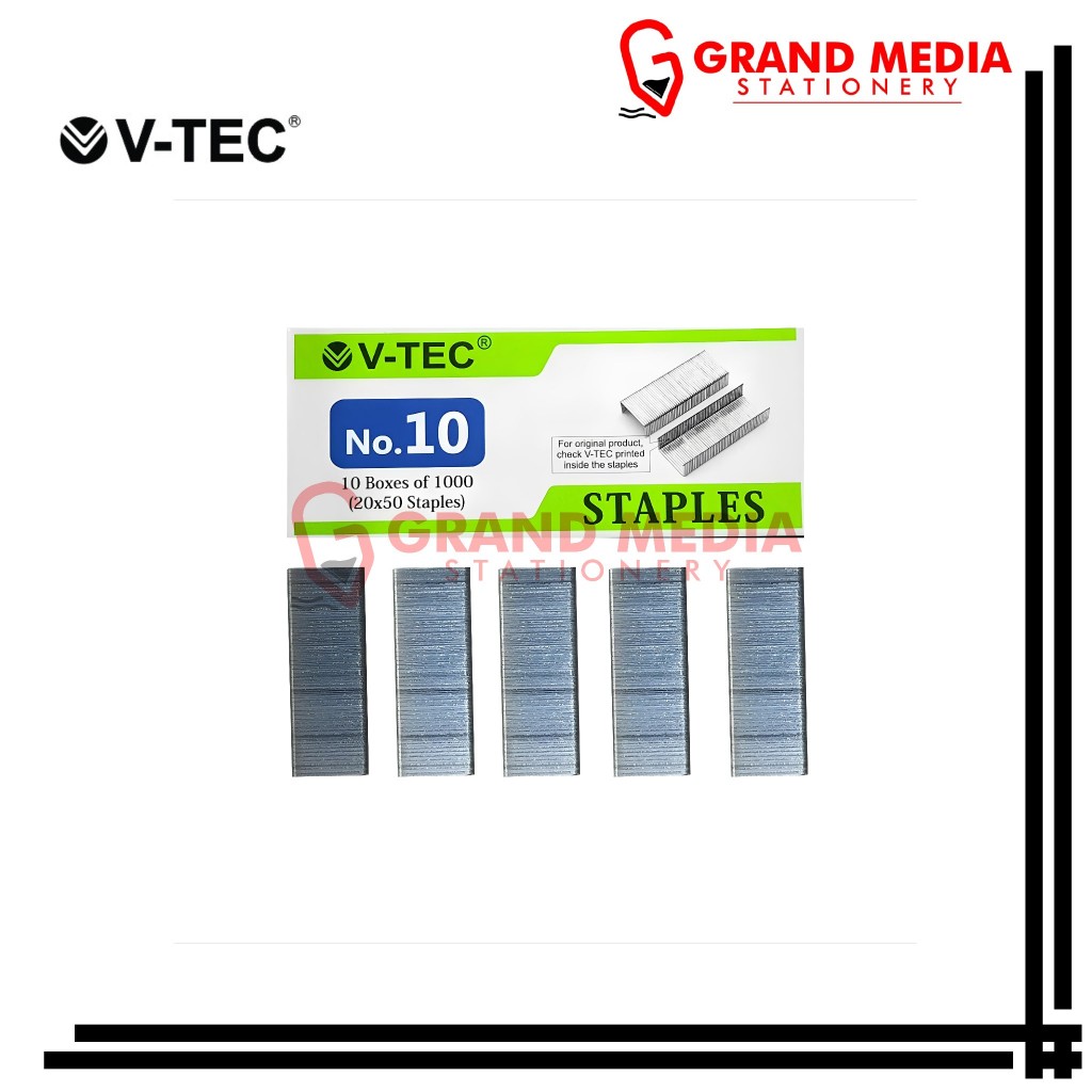 

[GRAND MEDIA] ISI STAPLER / STAPLES V-TEC NO.10