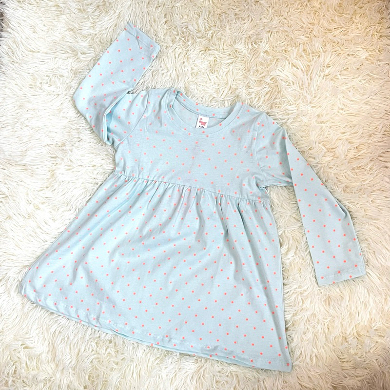 Dress anak polkadot tosca