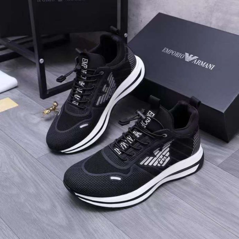 SEPATU SNEAKER PRIA EMPORIO ARMANI IMPORT TERBARU 1442