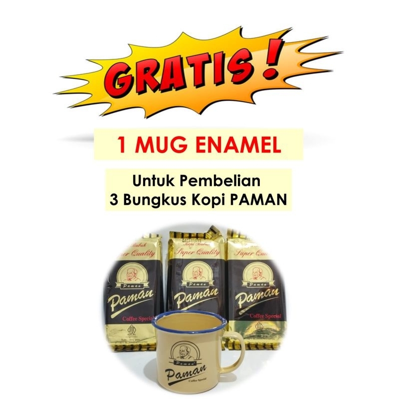 

Kopi Cap Paman Jambi Kopi Jambi Kopi bubuk hitam Robusta 250 gram