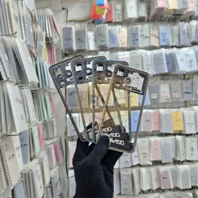 BEZEL TUTUP MESIN TULANG TENGAH BEZEL INFINIX HOT 30i X669