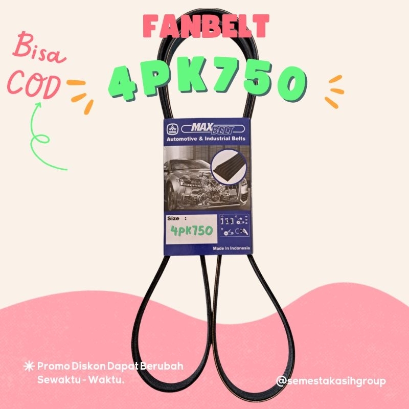 FANBELT 4PK750