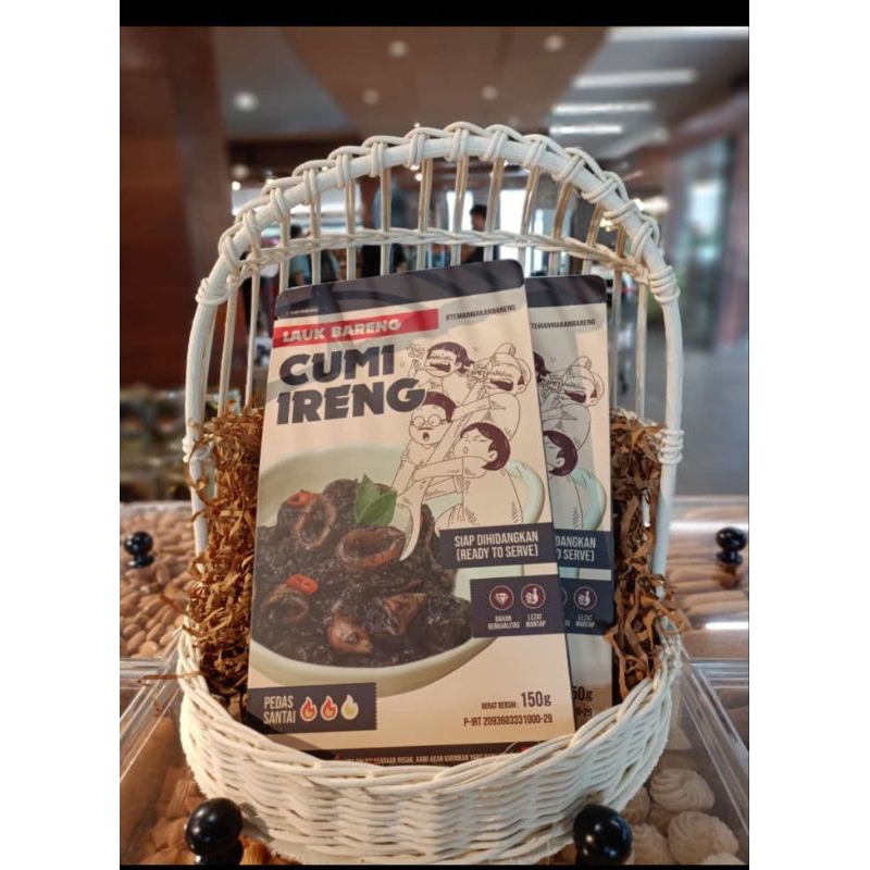

lauk bareng cumi ireng 150gr siap makan