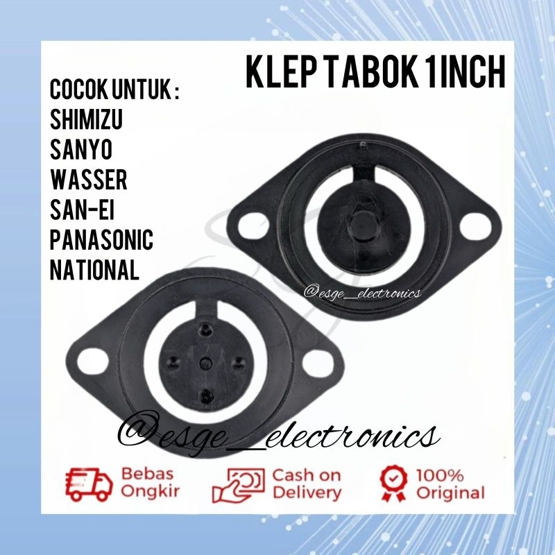 KARET POMPA AIR SANYO PANASONIC SHIMIZU NATIONAL KUALITAS BAGUS KLEP POMPA AIR KARET PLENES PLANNES