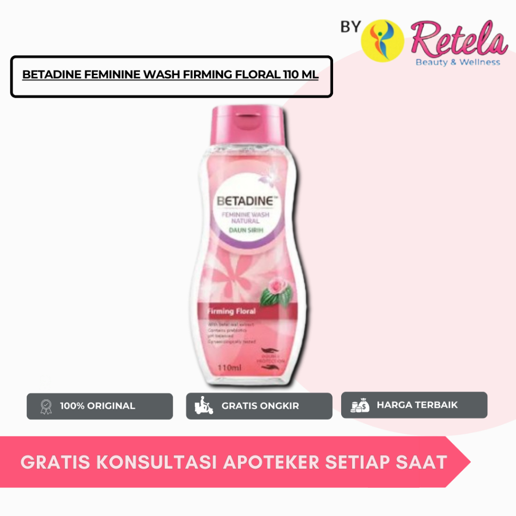 Betadine Feminine Wash firming Floral 110 ml