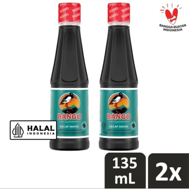 

Bango Kecap Manis 275 Ml Botol Twin pack (Paket Isi 2)