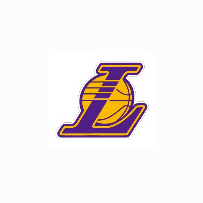 

sticker LA Lakers logo basketball NBA stiker