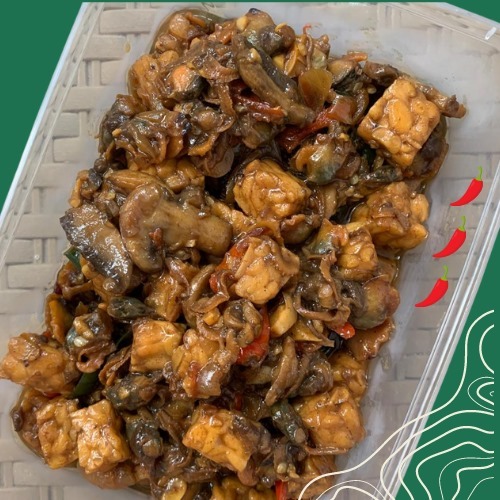 

Tumis Kerang Dara Tempe Jamur Lauk siap saji 400gr