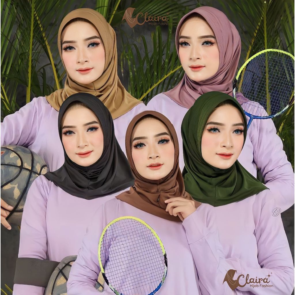 KERUDUNG INSTAN SPORT-DASYA SCRAF |Hijab Instan Daily| Hijab Sport & Sekolah.