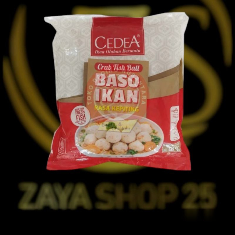 

Cedea bakso kepiting 500gr isi 25pcs