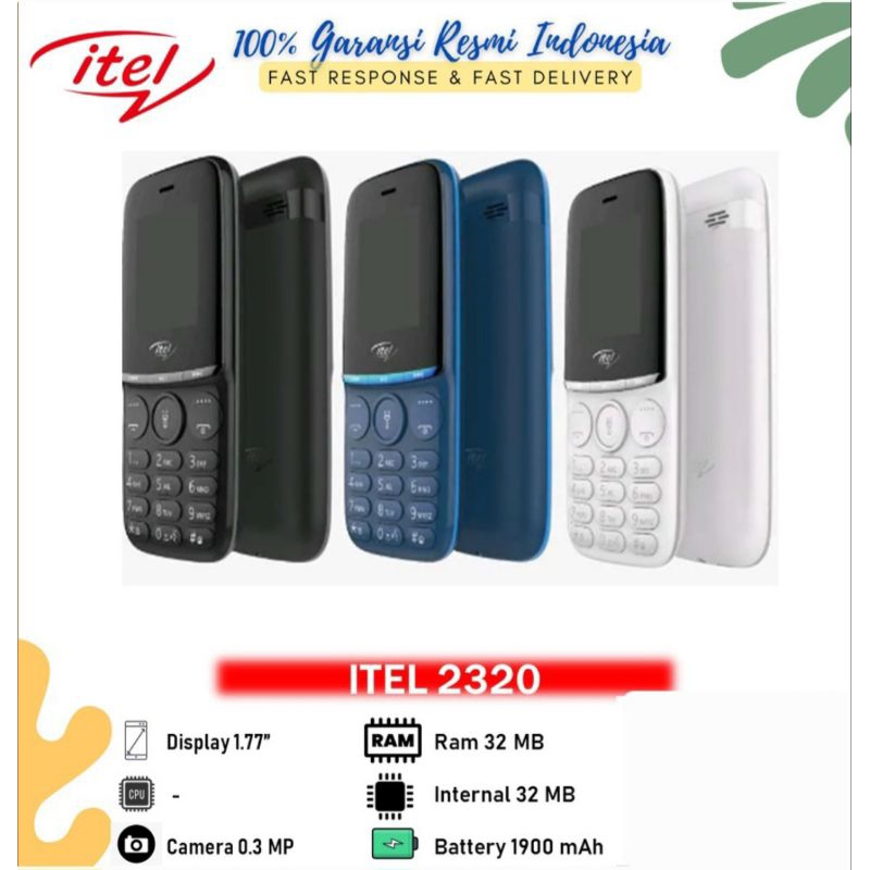 ITEL IT2320 ORIGINAL RESMI / SLIM MURAH