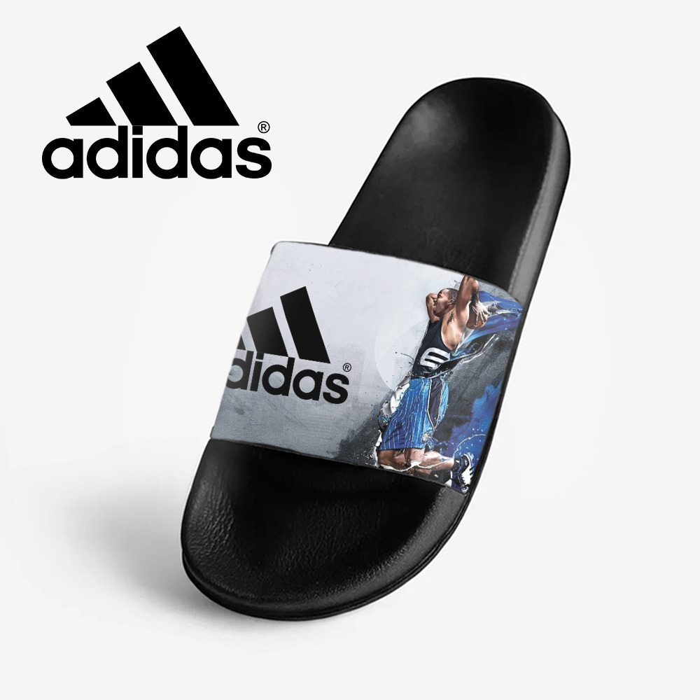 SANDAL ADIDAS - AD1 - SENDAL SELOP SLOP SLIPON SLIPPER SLIDE SENDAL DISTRO BRANDING