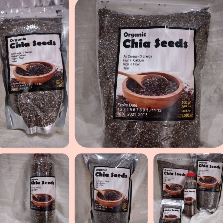 

MURMER Chia Seed Organik 1 kg JSR Zaidul Akbar