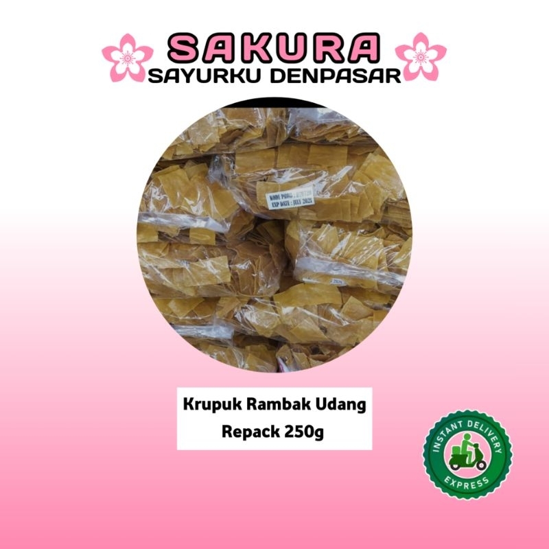 

Krupuk Rambak Udang Mentah Repack 250g - SAKURA