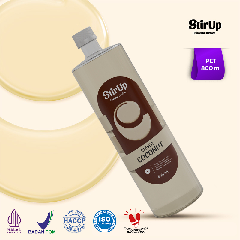

StirUp Clever Coconut - Gourmet Syrup Rasa Kelapa - PET