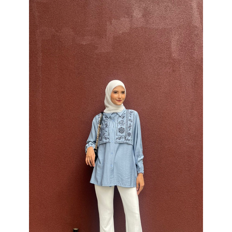 Pattera Top Bordir By Kiana Attire