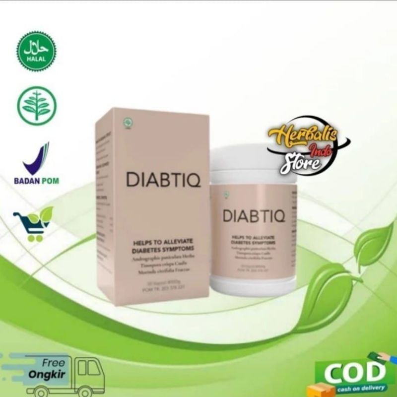 DIABTIQ Asli Original Obat Atasi Diabetes Terbaik