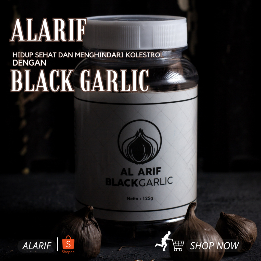 

Bawang Hitam Tunggal Alarif Black Garlic 250g