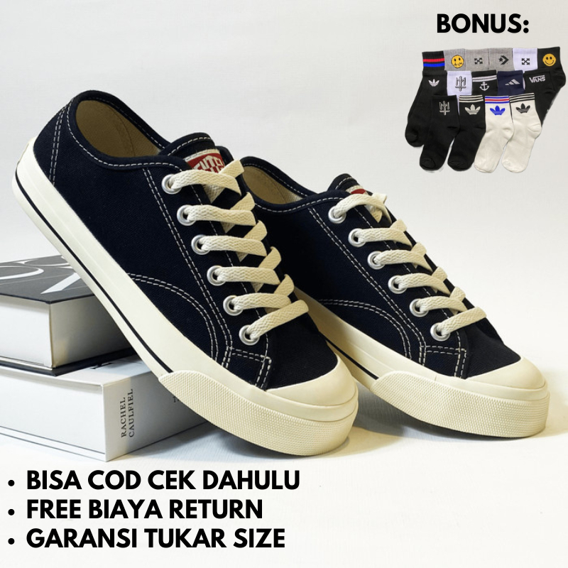 【FREE KAOS KAKI SCHOOL】SEPATU VENTELA BASIC LOW BLACK NATURAL SEPATU SEKOLAH SEPATU VENTELA ORIGINAL