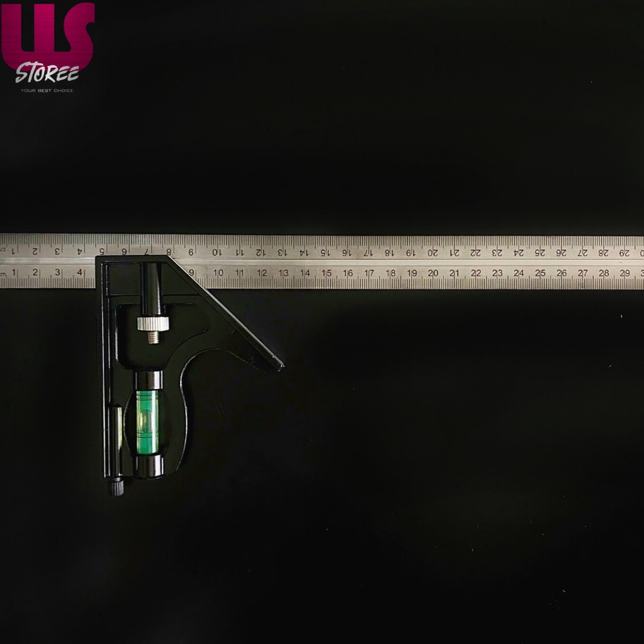 

PAKET HEMAT Penggaris Siku Waterpass 3 cm BELTER Square Ruller Mistar dengan Waterpass Penggaris Tukang Multifungsi