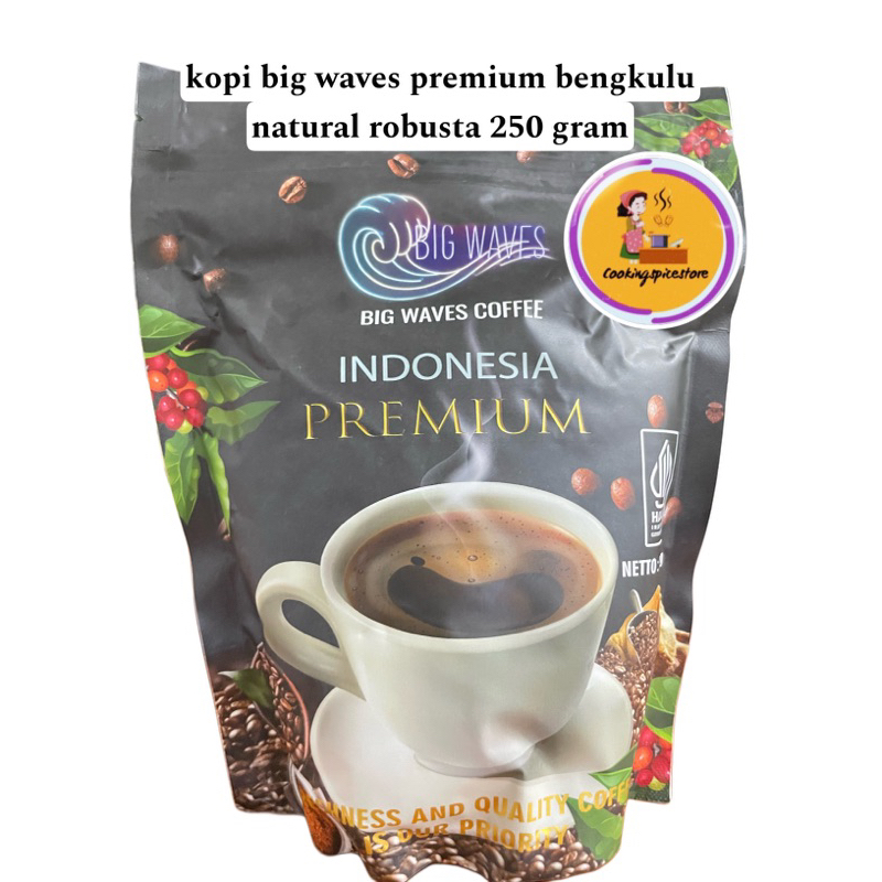 

kopi big waves premium bengkulu natural robusta 250 gram