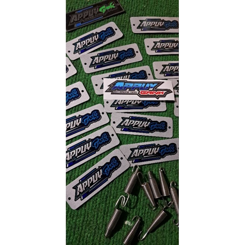 emblem knalpot & gantungan kunci 1pcs